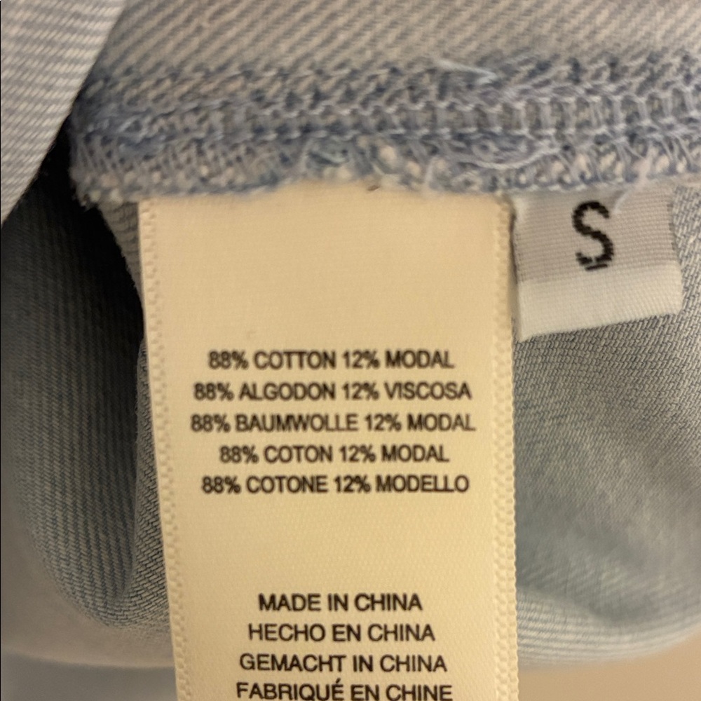 Cloth & Stone Light Blue Women's Top Size Small - Picture 7 of 7